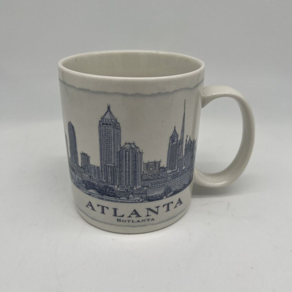Starbucks Atlanta Hotlanta 2008 Coffee Cup Architect Series Mug 18oz